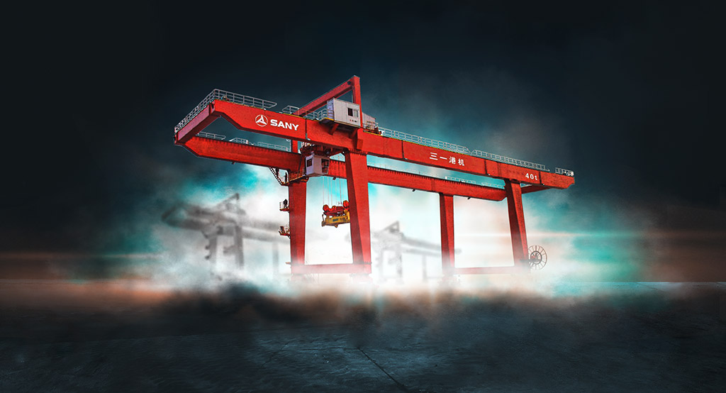 RAIL-MOUNTED CONTAINER GANTRY CRANES (RMG)